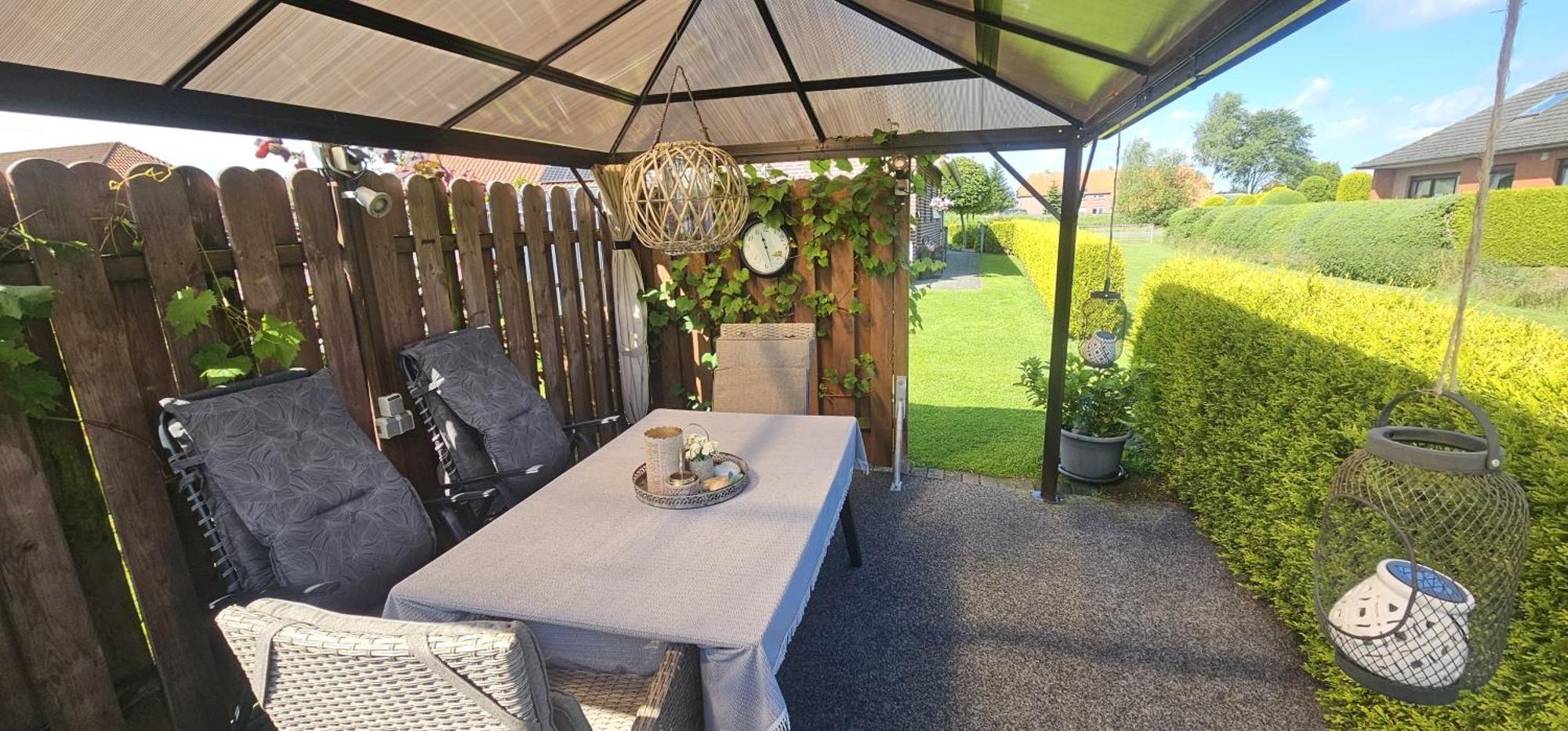 Ferienwohnung Haus Moorblick Mit Garten In Kanallage Wiesmoor Exterior foto